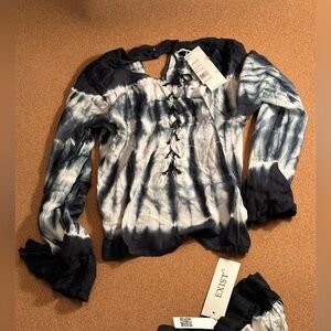 EXIST - CHARCOAL SHIRT AND SHORTS - NWT